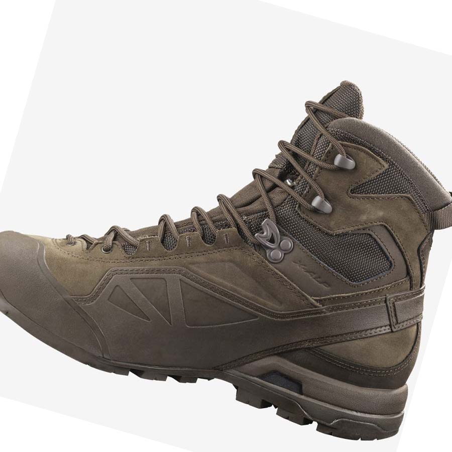 Salomon X ALP GORE-TEX FORCES Csizma Férfi Barna | HU 2261PJJ